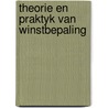 Theorie en praktyk van winstbepaling door Wallenburg