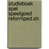Studieboek spel speelgoed reformped.str.