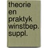 Theorie en praktyk winstbep. suppl.