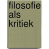 Filosofie als kritiek door Reyen