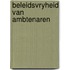 Beleidsvryheid van ambtenaren