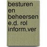 Besturen en beheersen e.d. rol inform.ver door Joels