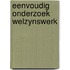 Eenvoudig onderzoek welzynswerk