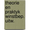Theorie en praktyk winstbep. uitw. door Wallenburg