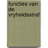 Functies van de vryheidsstraf