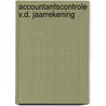 Accountantscontrole v.d. jaarrekening door Roest