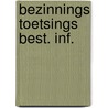 Bezinnings toetsings best. inf. by Starreveld