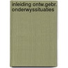 Inleiding ontw.gebr. onderwyssituaties door Buter