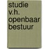Studie v.h. openbaar bestuur