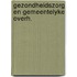 Gezondheidszorg en gemeentelyke overh.