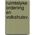 Ruimtelyke ordening en volkshuisv.