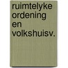 Ruimtelyke ordening en volkshuisv. door Beusekom