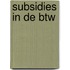 Subsidies in de BTW