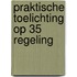 Praktische toelichting op 35 % regeling