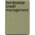 Kernboekje credit management