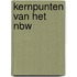 Kernpunten van het nbw