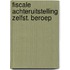 Fiscale achteruitstelling zelfst. beroep