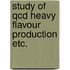 Study of qcd heavy flavour production etc.