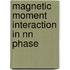 Magnetic moment interaction in nn phase