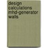 Design calculations mhd-generator walls