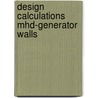 Design calculations mhd-generator walls door Lierop