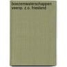 Boezemwaterschappen veenp. z.o. friesland by Raad