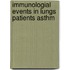 Immunologial events in lungs patients asthm