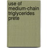 Use of medium-chain triglycerides prete door Sulkers