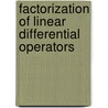 Factorization of linear differential operators door M. van Hoeij