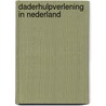 Daderhulpverlening in Nederland door P. van der Linden