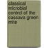 Classical microbial control of the cassava green mite