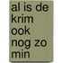 Al is de krim ook nog zo min