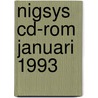 Nigsys cd-rom januari 1993 by Unknown