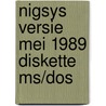 Nigsys versie mei 1989 diskette ms/dos door Onbekend