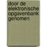 Door de elektronische opgavenbank genomen