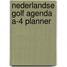 Nederlandse Golf agenda A-4 planner door P.L. Bos