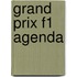 Grand Prix F1 agenda