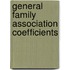 General family association coefficients