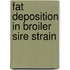 Fat deposition in broiler sire strain