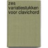 Zes variatiestukken voor clavichord