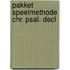 Pakket speelmethode chr. psal. decl
