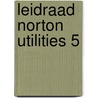 Leidraad norton utilities 5 door Water