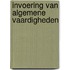 Invoering van algemene vaardigheden