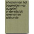 effecten van het begeleiden van adaptief onderwijs bij rekenen en wiskunde