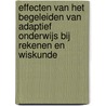 effecten van het begeleiden van adaptief onderwijs bij rekenen en wiskunde door E.M. van Zoelen