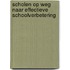 Scholen op weg naar effectieve schoolverbetering