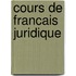 Cours de francais juridique