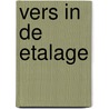 Vers in de etalage door Onbekend