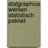 Statgraphics werken statistisch pakket
