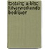 Toetsing A-blad kitverwerkende bedrijven